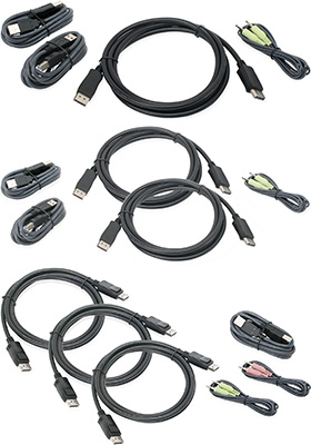 DisplayPort / USB / Audio KVM Cable-Kits DisplayPort / USB / Audio KVM Cable-Kits